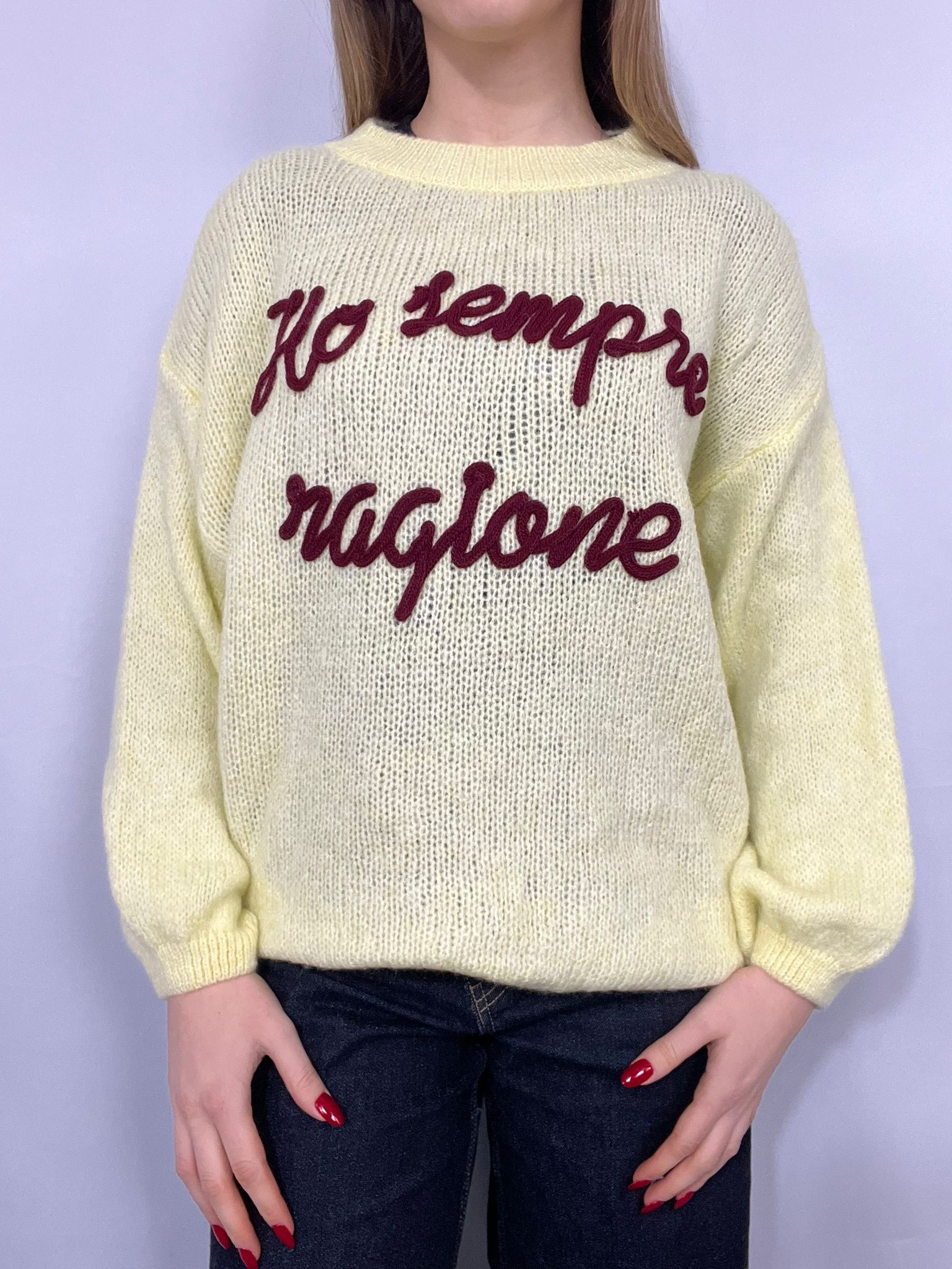Maglione "HO SEMPRE RAGIONE"