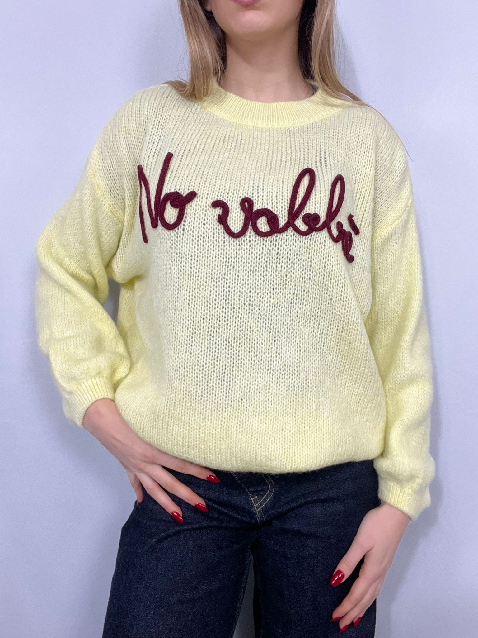 Maglione "NO VABBÈ"