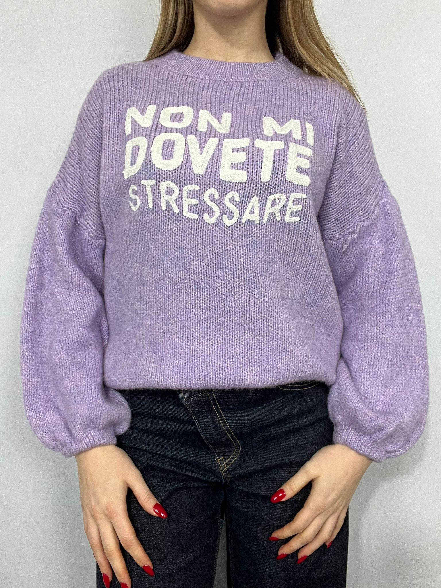Maglione "NON MI DOVETE STRESSARE"