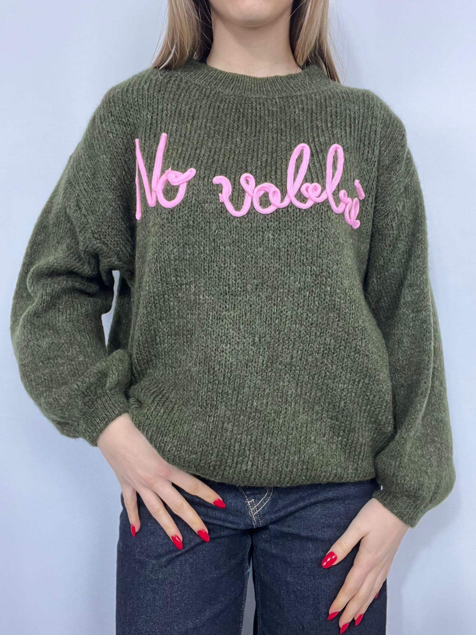 Maglione "NO VABBÈ"