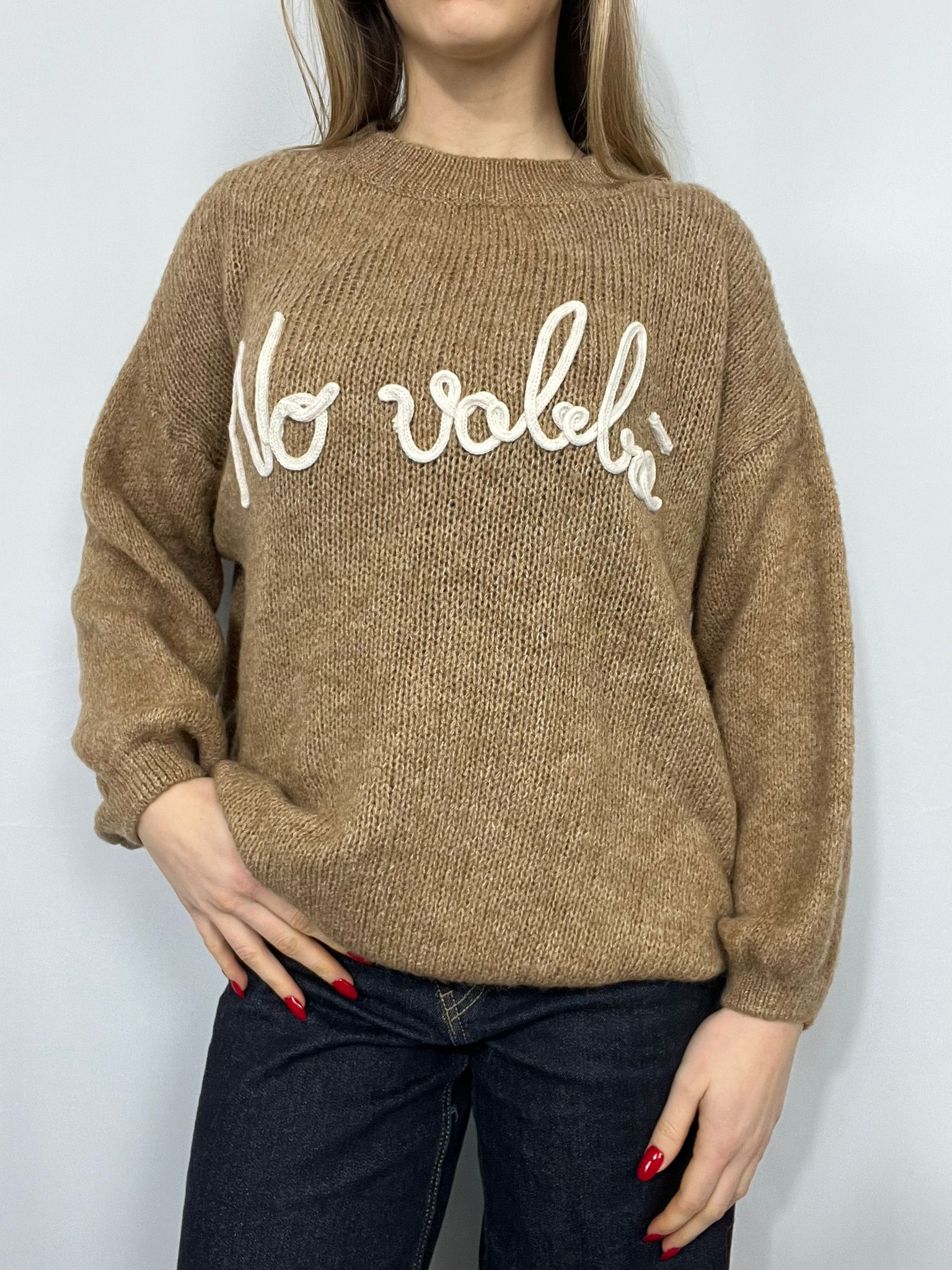 Maglione "NO VABBÈ"