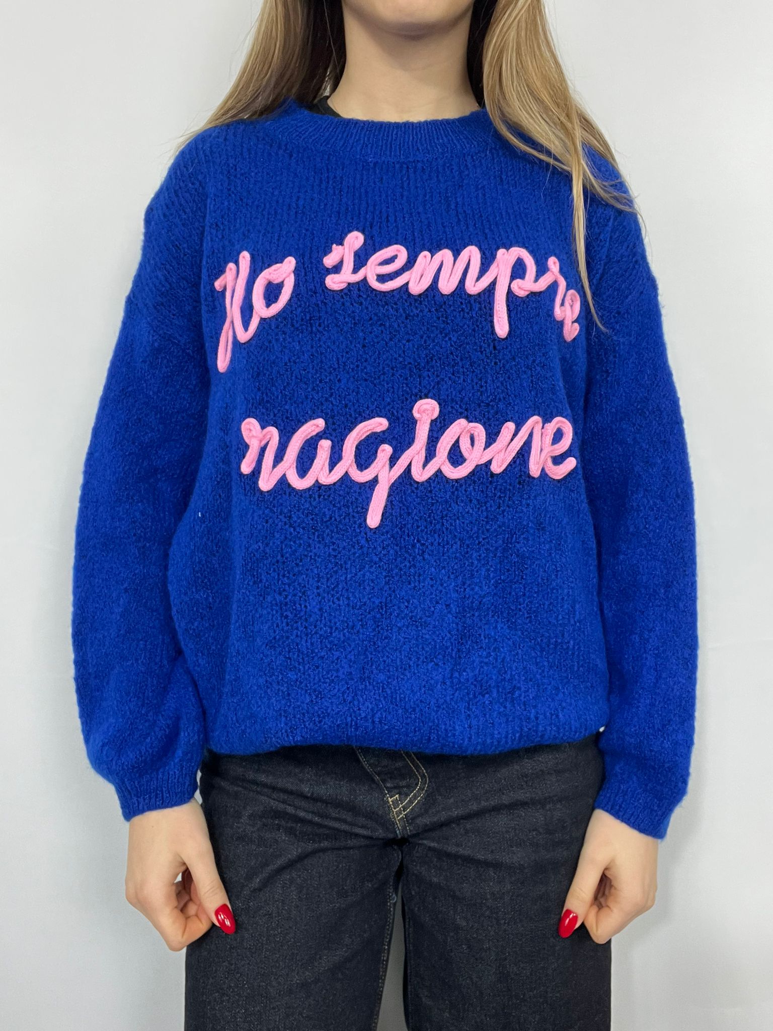 Maglione "HO SEMPRE RAGIONE"