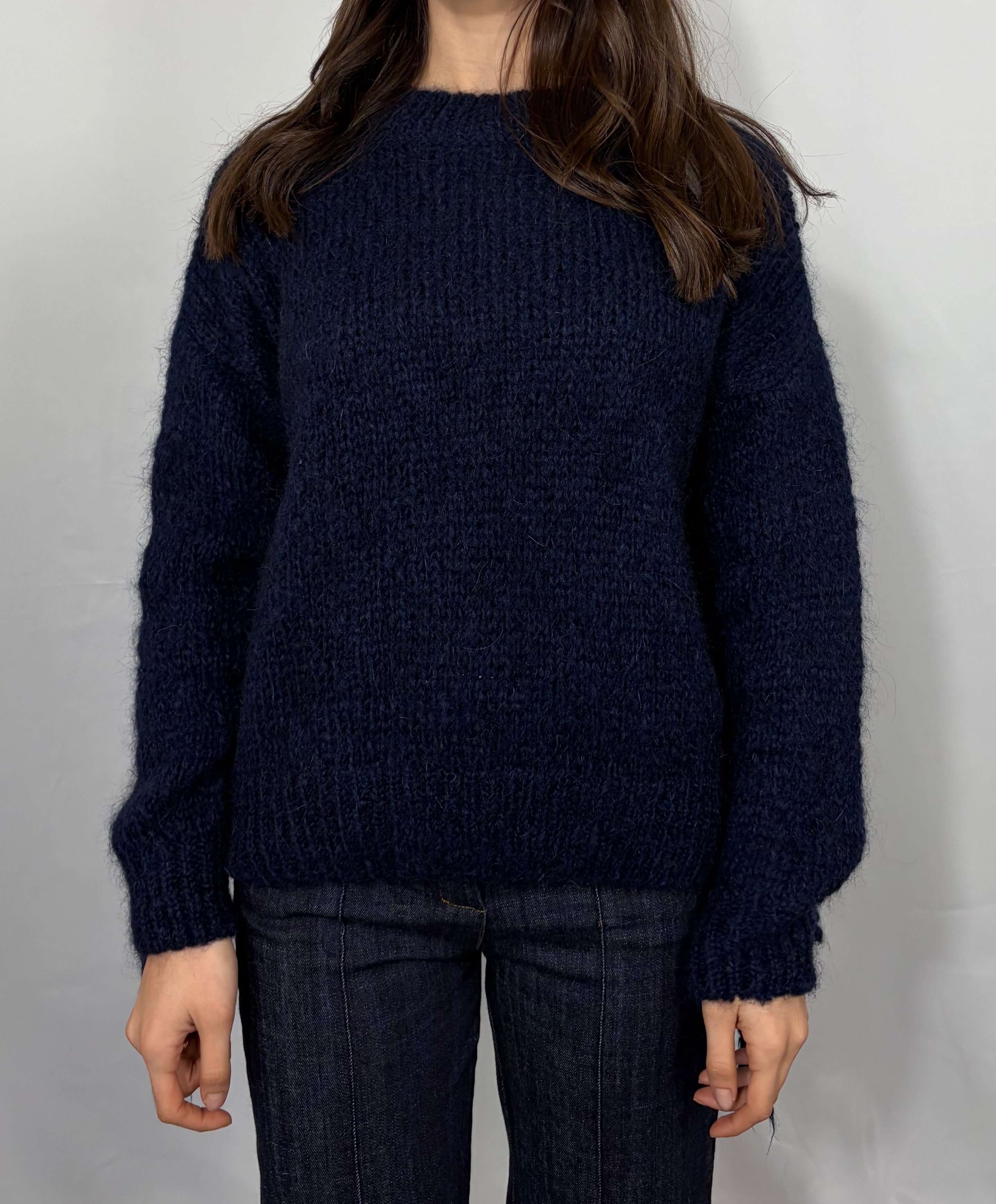 Maglione Mohair Frange