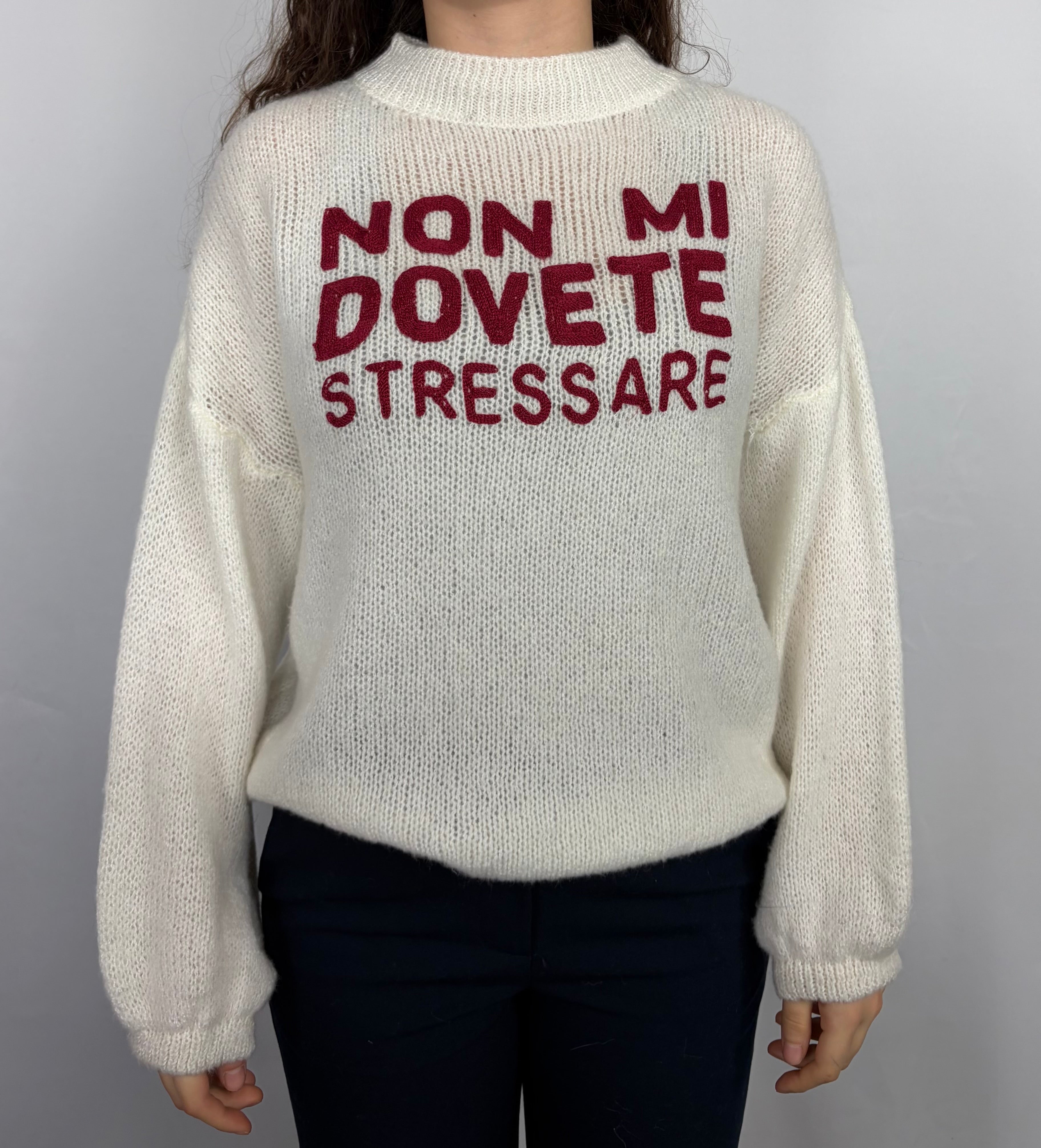 Maglione "NON MI DOVETE STRESSARE"