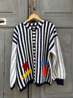 Cardigan a righe