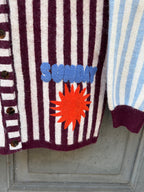 Cardigan a righe
