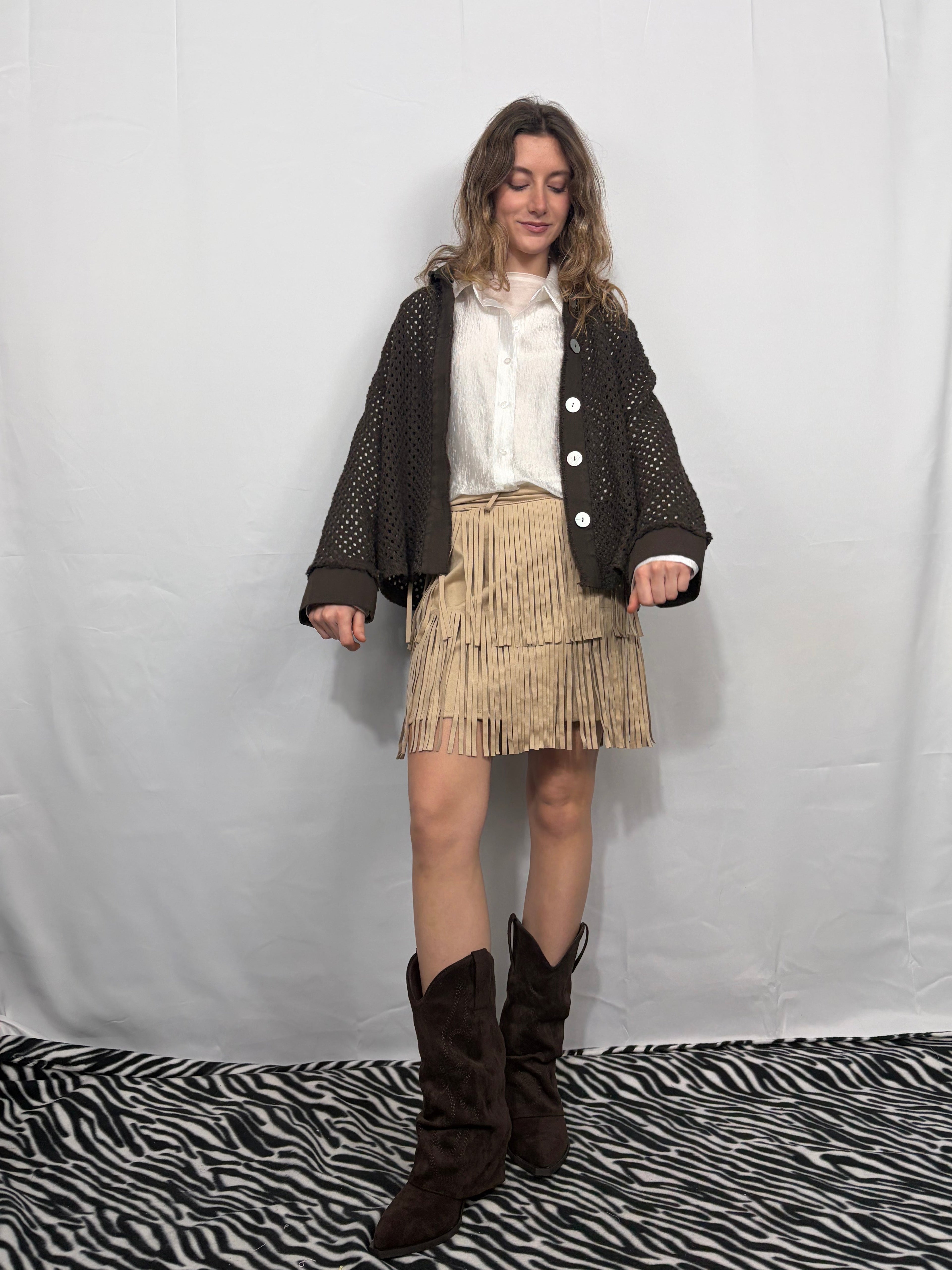 Gonna western a frange