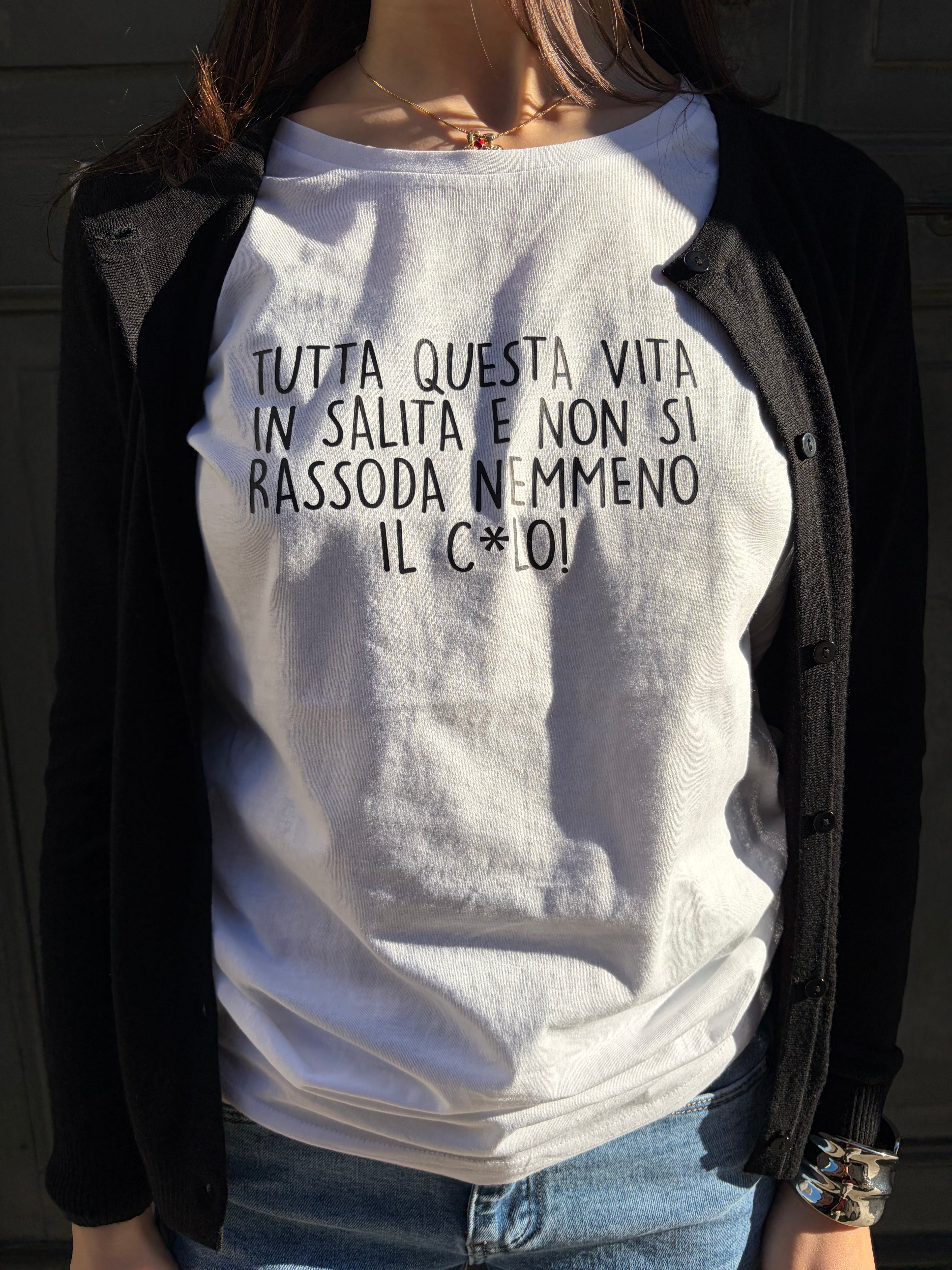 T-shirt "Tutta questa vita in salita..."