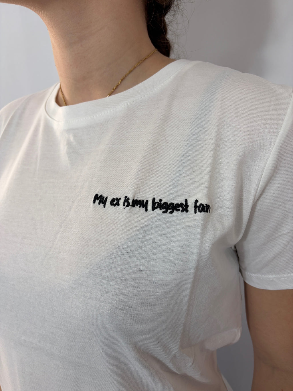 T-shirt "My ex is my biggest fan"