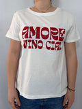 T-shirt "Amore, vino, ciao"