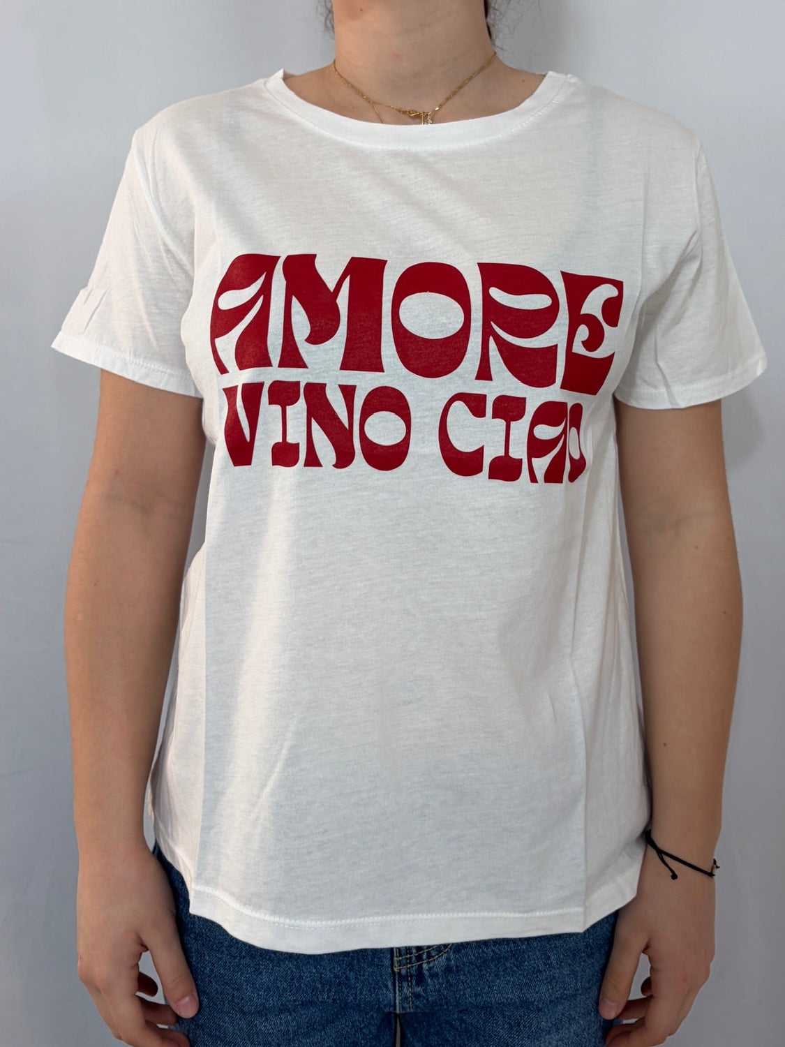 T-shirt "Amore, vino, ciao"