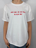 T-shirt "Meno male che non penso ad alta voce"