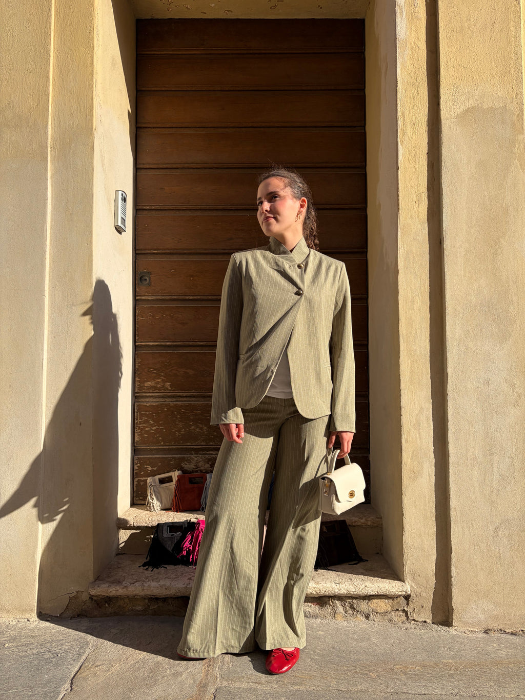 Pantalone gessato