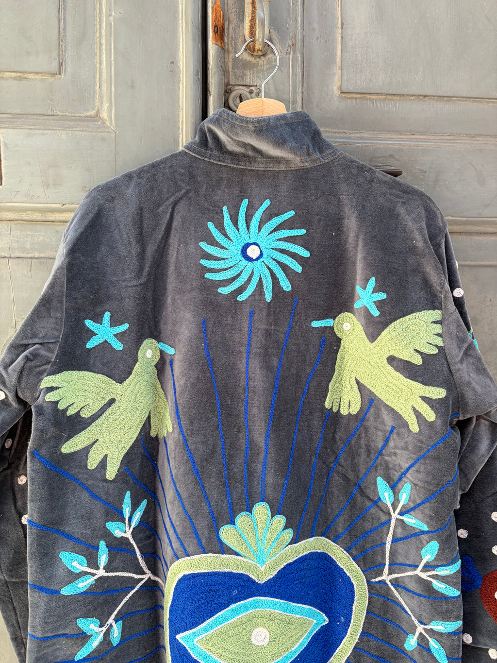 Cardigan Indie Cotton Velvet