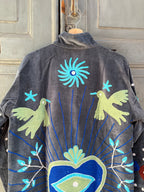 Cardigan Indie Cotton Velvet