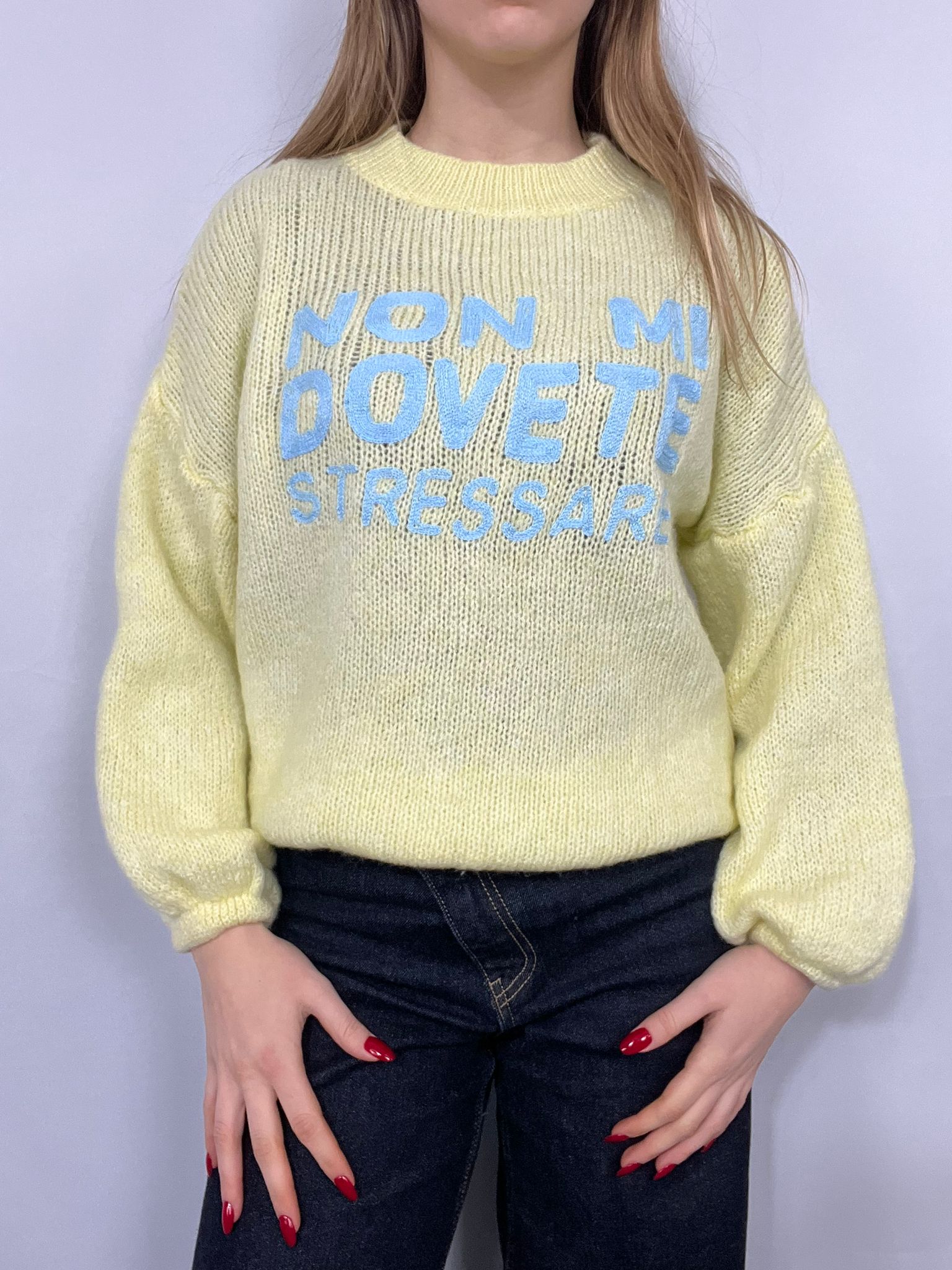 Maglione "NON MI DOVETE STRESSARE"