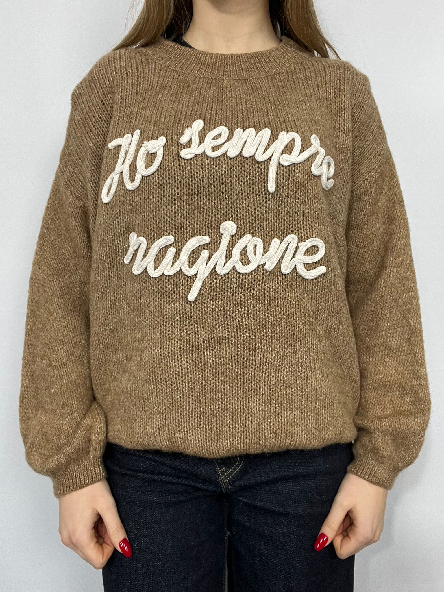 Maglione "HO SEMPRE RAGIONE"