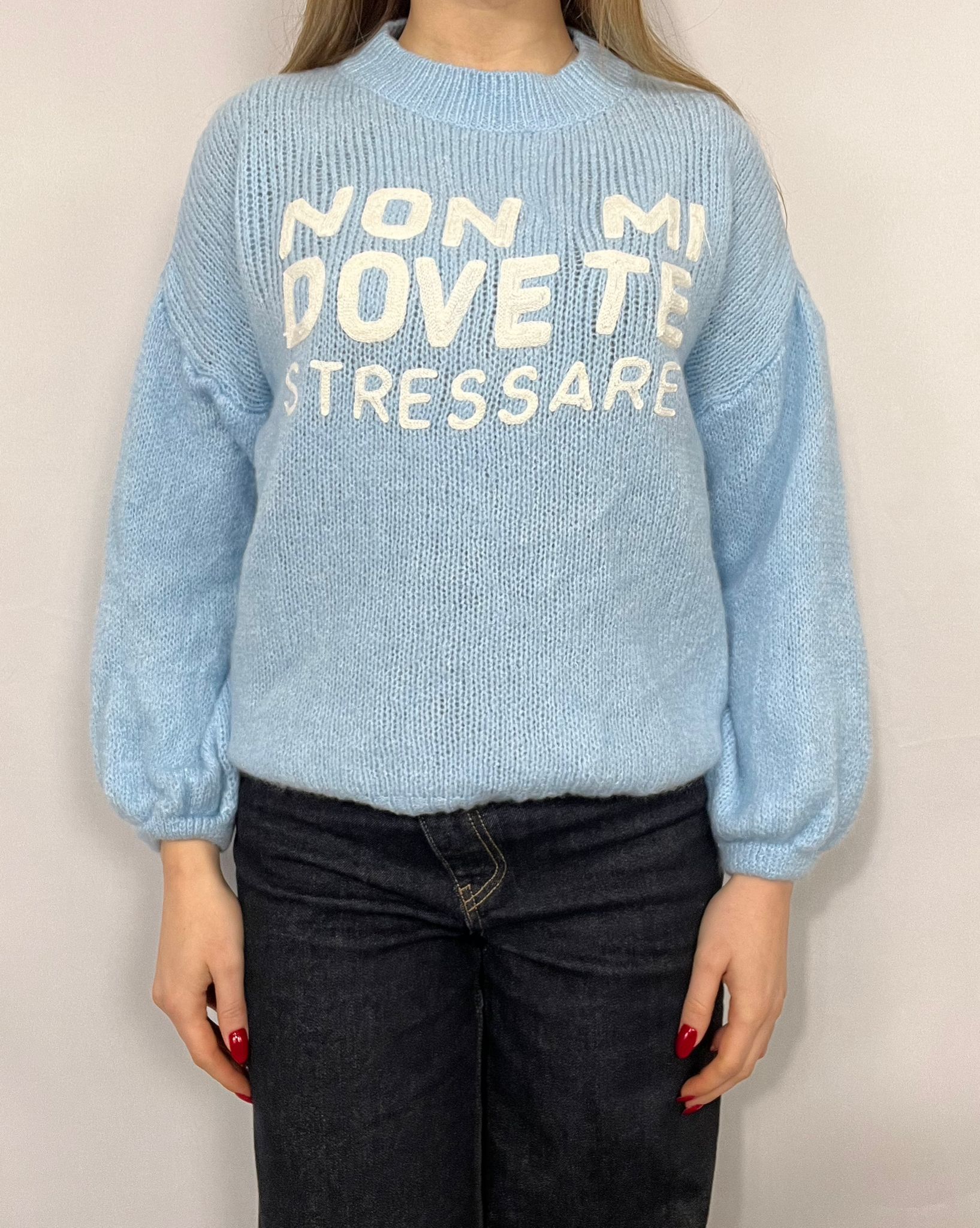 Maglione "NON MI DOVETE STRESSARE"