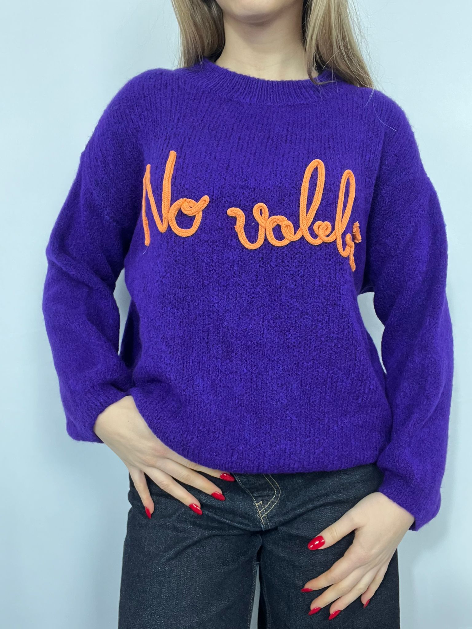 Maglione "NO VABBÈ"