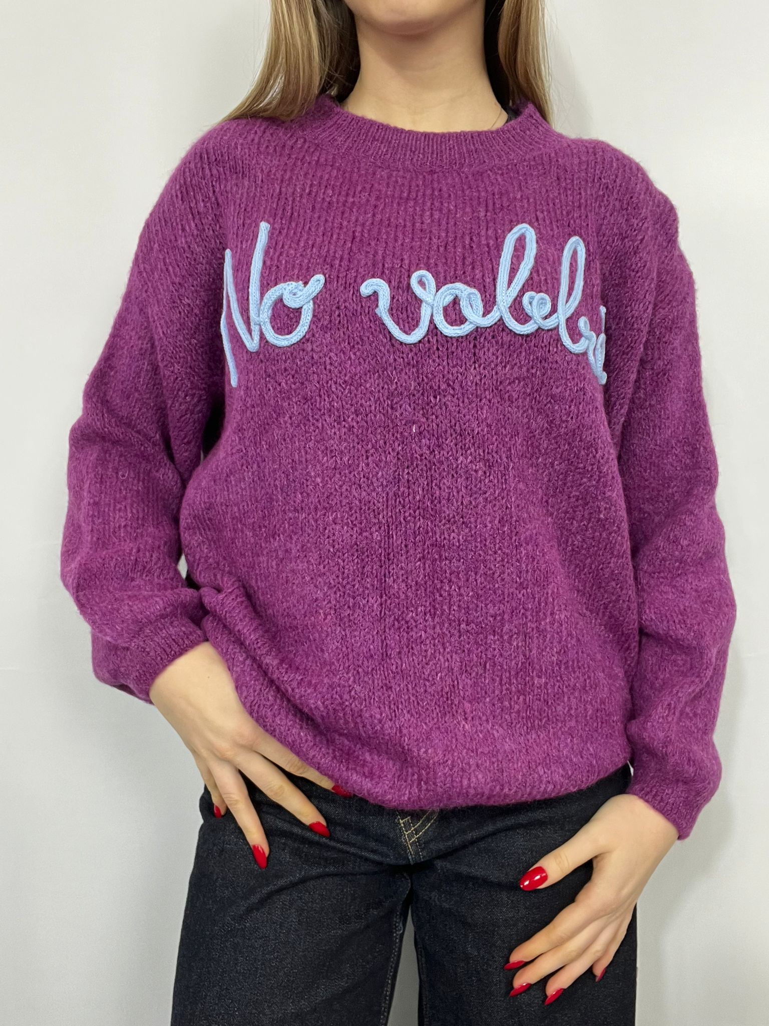 Maglione "NO VABBÈ"